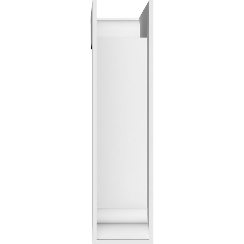 5"W x 16"D x 22"H Standard Thorton Architectural Grade PVC Bracket with Traditional Ends, 22"H x 5"W x 16"D