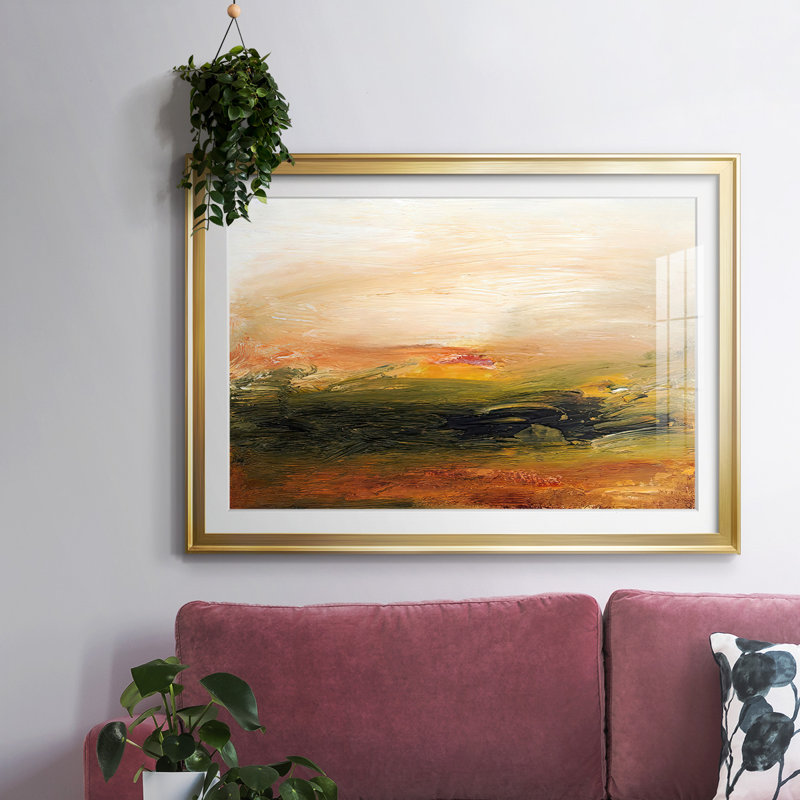 Lumière persistante I, Or, H 15 po x l 21 po x P 1,5 po