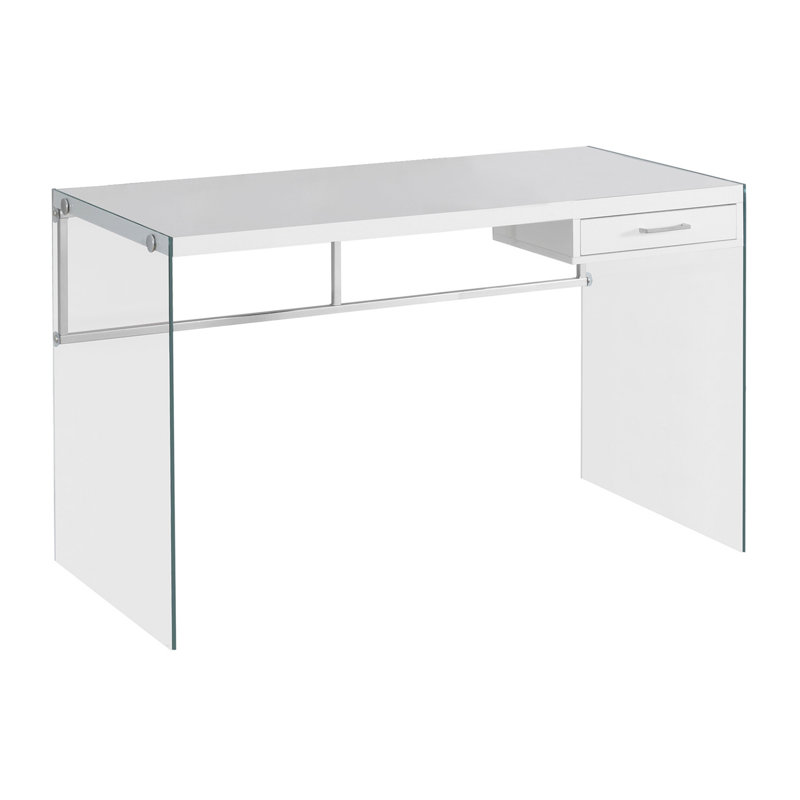 Bureau d'ordinateur, Blanc