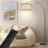 Asem 78.7'' Arched/Arc Floor Lamp with Remote Control, LED Bulb Included, and Big Drum Shade-1920771474-1892449793