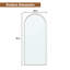 34"W x 78"H Fixed Framed Shower Screen Panel,3/8" Striped Fluted Glass and 304 Stainless Steel Frame-110369206