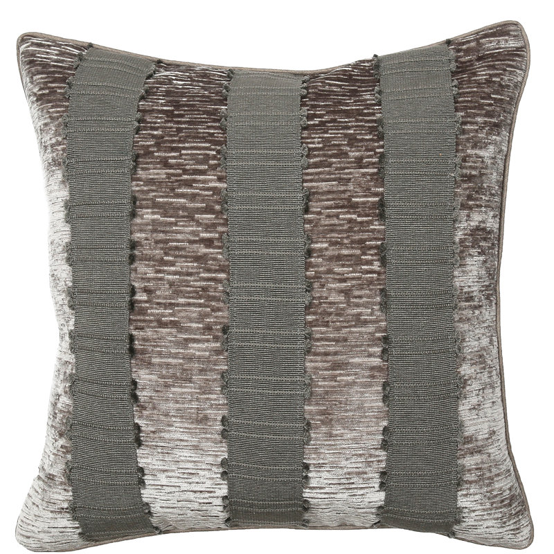Tassel Tape Square Pillow Cover & Insert, 26" x 26"