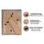 Cadre photo en bois rustique Lameer-32679111
