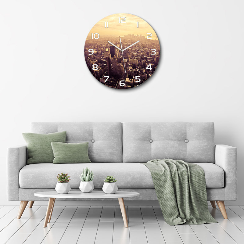 Joubruwn Glass Wall Clock