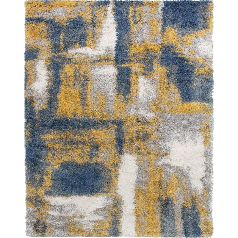 Alban Performance Abstract Indoor Rug, Rectangle 6'6" x 9'6"