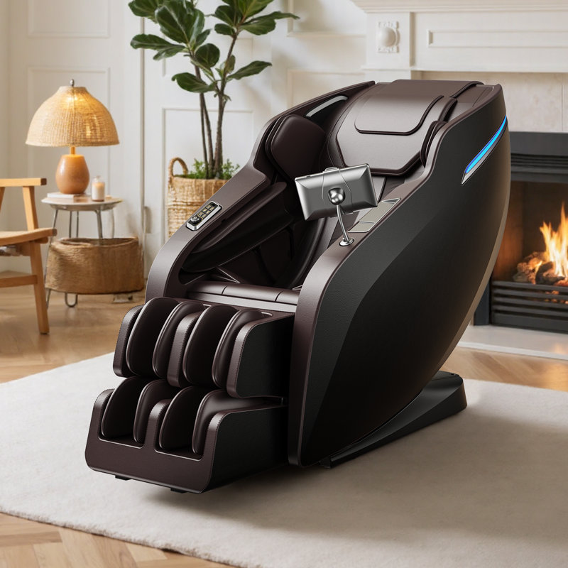 Laimas Full Body Massage Chair with Air Bags, Zero Gravity, 3D L Track, Heat Therapy, Foot Roller, Shiatsu Recliner, Bluetooth Control