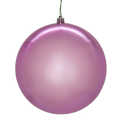 Boule 8 po sans soudure UV brillante rose. Comprend un ornement.