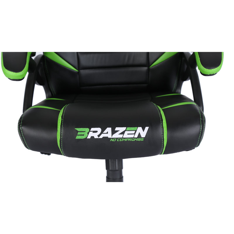BraZen Puma PC Gaming Chair, Green
