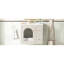 Meuble-lavabo mural 24 po, lavabo en céramique, trop-plein, 2 tiroirs, solutions de rangement intelligentes, assemblage facile, porte vitrée contemporaine pour salle de bain, peu encombrant, facile à installer,-494807295