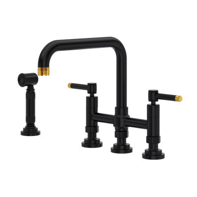 Campo Bridge Kitchen Faucet With Side Spray