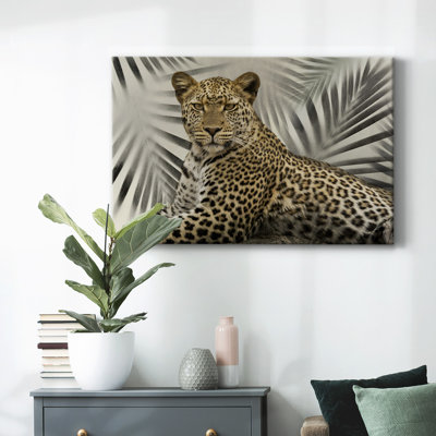 Toile tendue boho-guépard