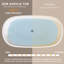 Baignoire de trempage autoportante en acrylique 55 po-104907273
