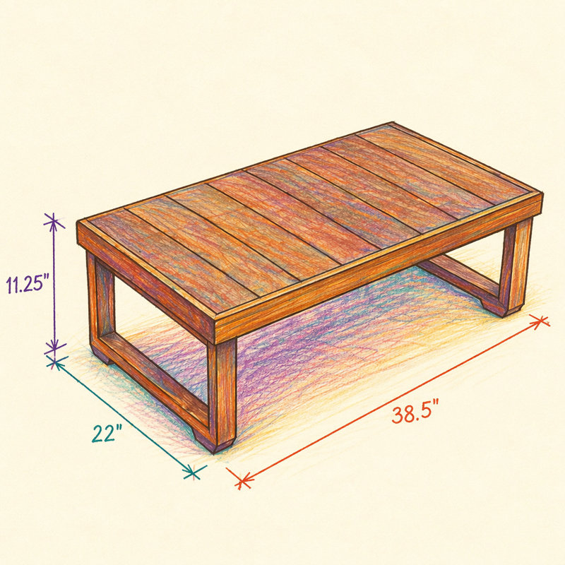 Table basse, Mocha