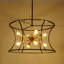 8-Light Dimmable Modern Sputnik Drum Chandelier