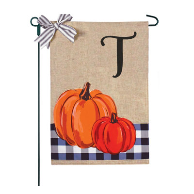 Monogramme Buffalo Check Pumpkins