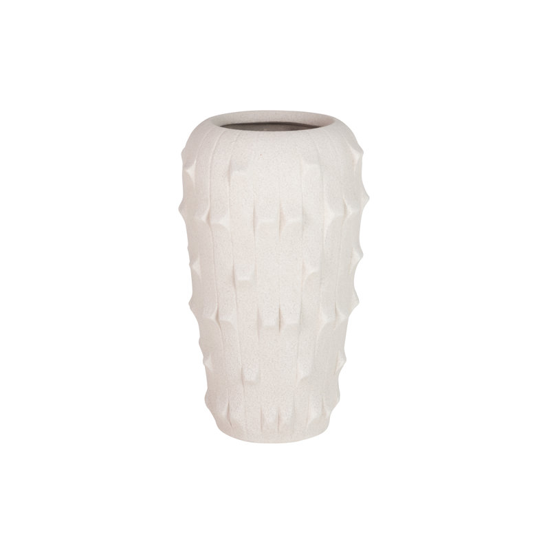 Ceramic / Porcelain Table Vase, Beige