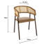 Alphon 48cm H Upholstered Armchair in Brown