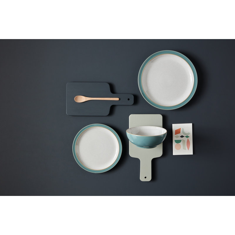 Denby Elements Cereal Bowls, Fern Green