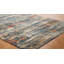 Tapis abstrait bleu / beige Holbeach-33165898