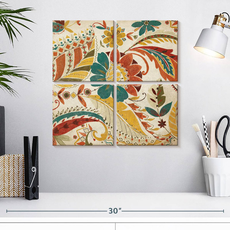 Kerner Boho Paisley Spice I, H 18 po x l 18 po