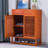 Classic solid wood furniture storage shoe cabinet