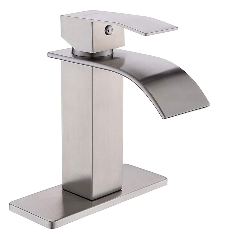 Single-Hole Single-handle Bathroom Faucet, Brushed Nickel