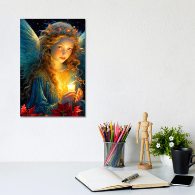Veillée de Noël - reproduction d'art murale - toile tendue