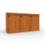 Tiger Wooden Triple Bin Store