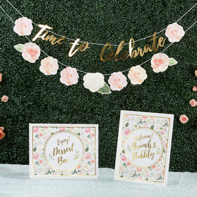 4 Piece Paper Decoration Kit