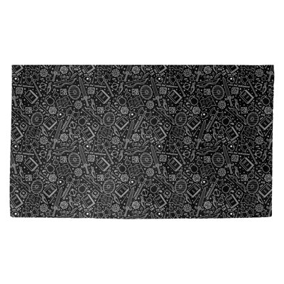 Tapis noir/blanc rpg Avicia