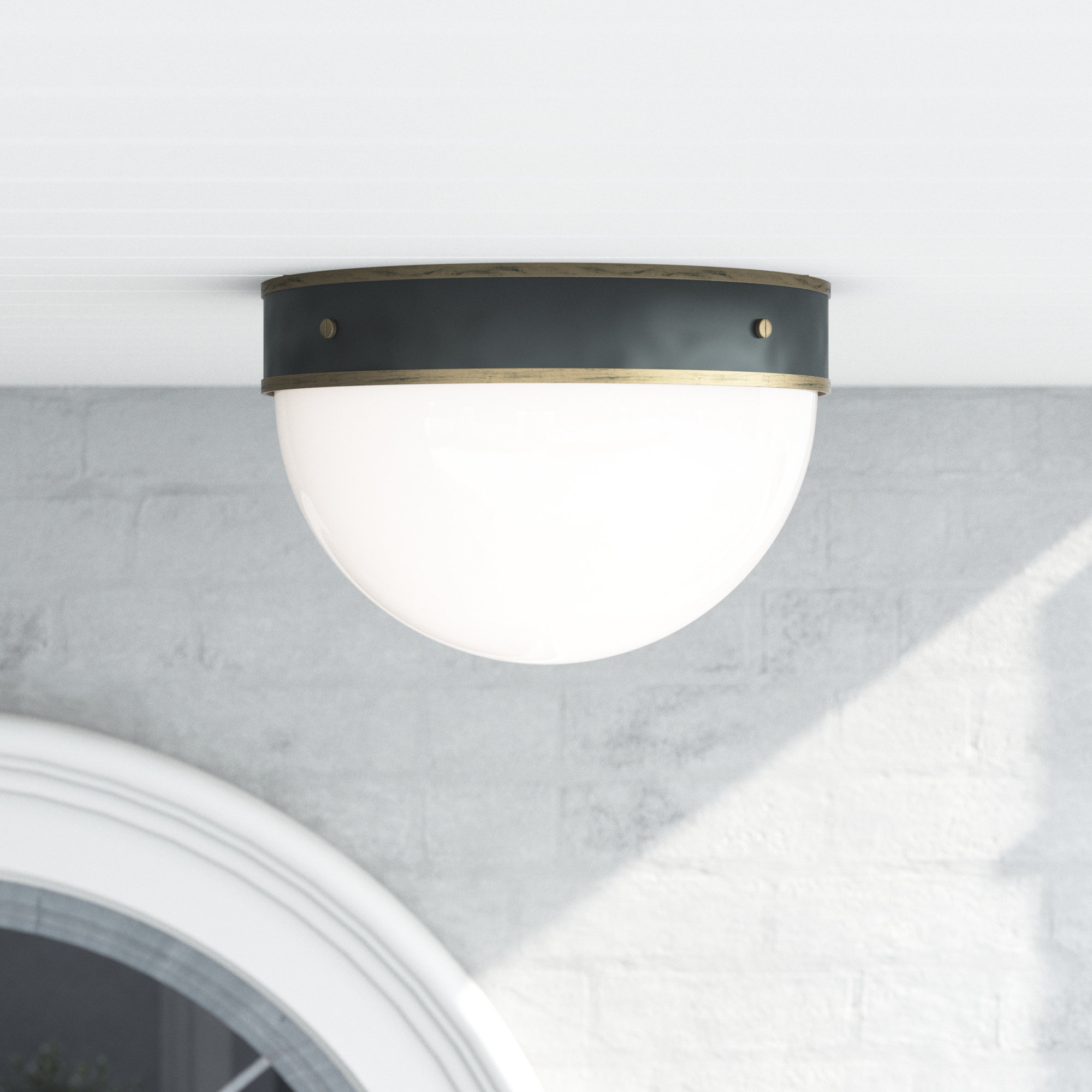 Marie Urn / Bowl Outdoor Flush Mount