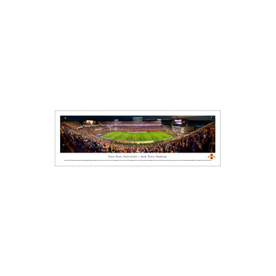 NCAA " Iowa State Cyclones Night Football 50 Yard Line " by James Blakeway
