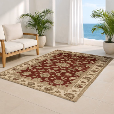 Tapis intérieur et extérieur brun Overdyed