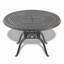 Ensemble de salle à manger 5 pièces en aluminium coulé résistant aux intempéries, comprenant 4 chaises pivotantes et une table ronde de 47,24 po avec cadre-674112350