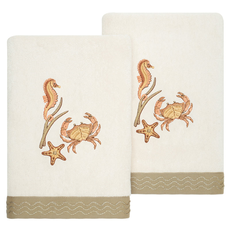  Turkish Cotton Hand Towel, Beige