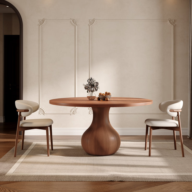 Table de salle à manger coin-repas en bois massif 5 pièces / 7 pièces 39 po / 43 po / 53 po / 59 po Farmhouse, 5