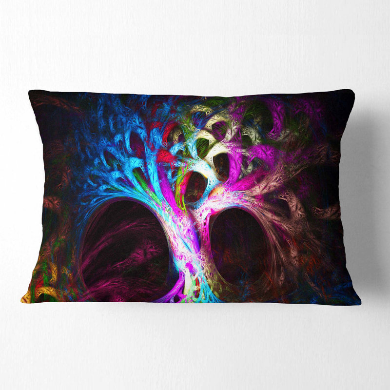 Abstract Reversible Throw Pillow