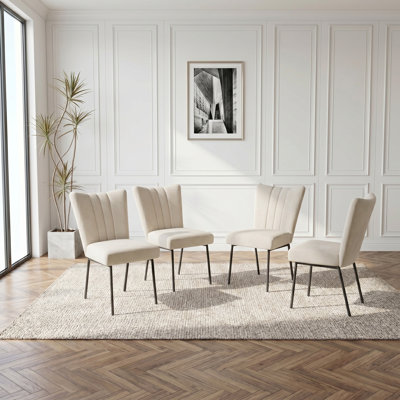 Daina Modern Kitchen Dining Chairs, Upholstered Dining Chairs, Conference Chairs (4 Chairs)