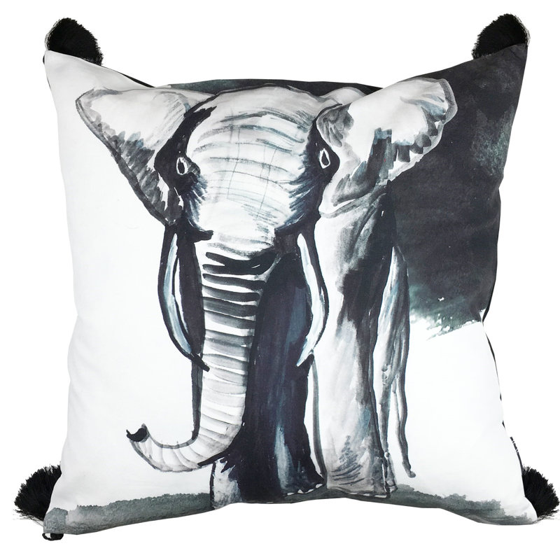 Coussin décoratif en plumes Wojcik