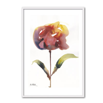 Nature Flor Caldero by Bruno Vázquez - Single Picture Frame Painting