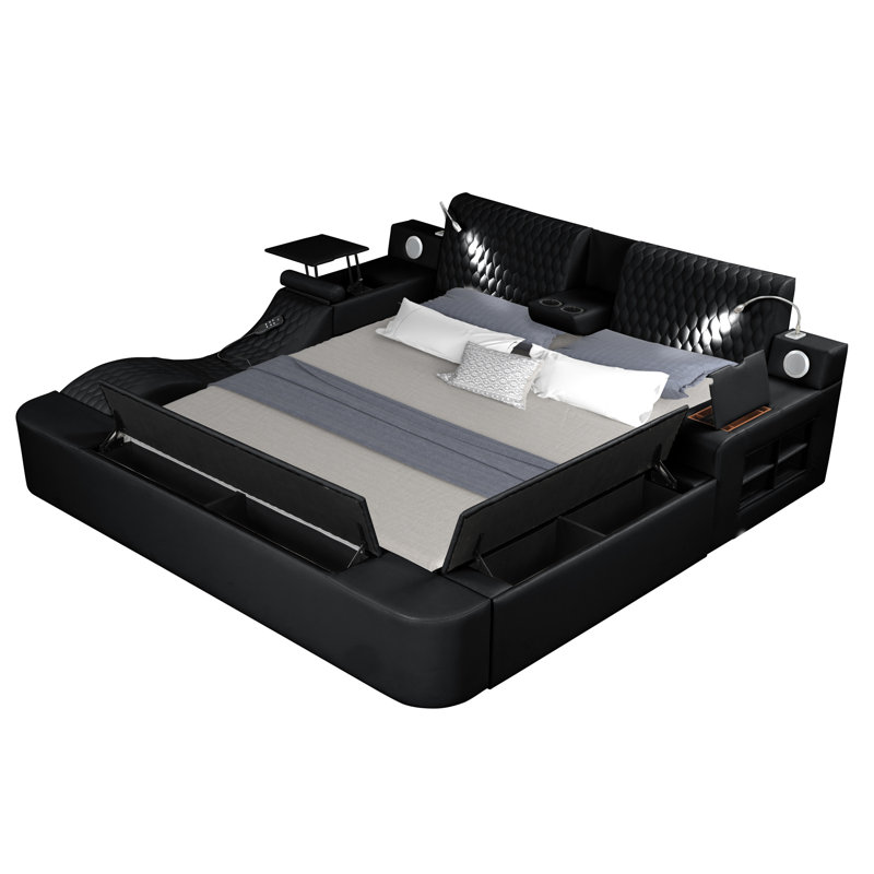 Smart Multifunctional Bed Made With Wood