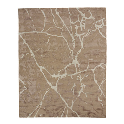 Hand Tufted Wool/Tencel Area Rug