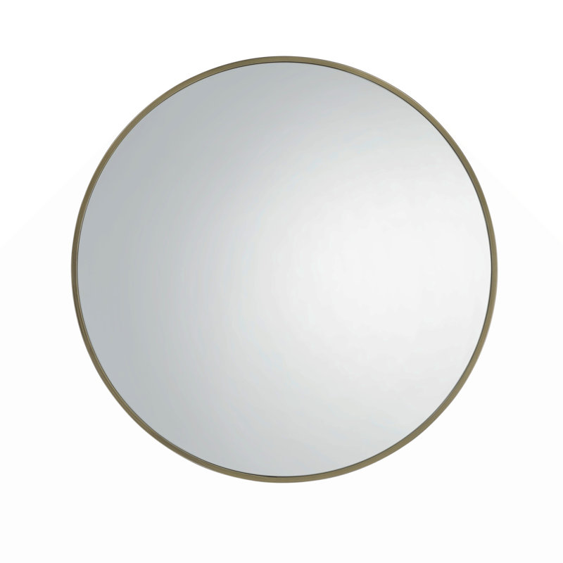 Console Gisell avec miroir, miroir et finition laiton antique AC02737