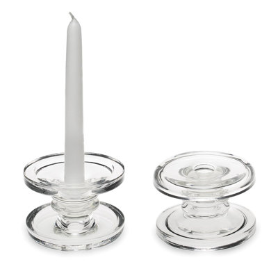 4.5'' H Glass Tabletop Candlestick