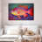 Brampt Red Snapper Fish And Abstract Bubbles-107684365