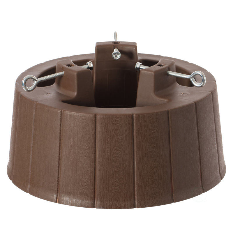 Support d’arbre en plastique, Brun