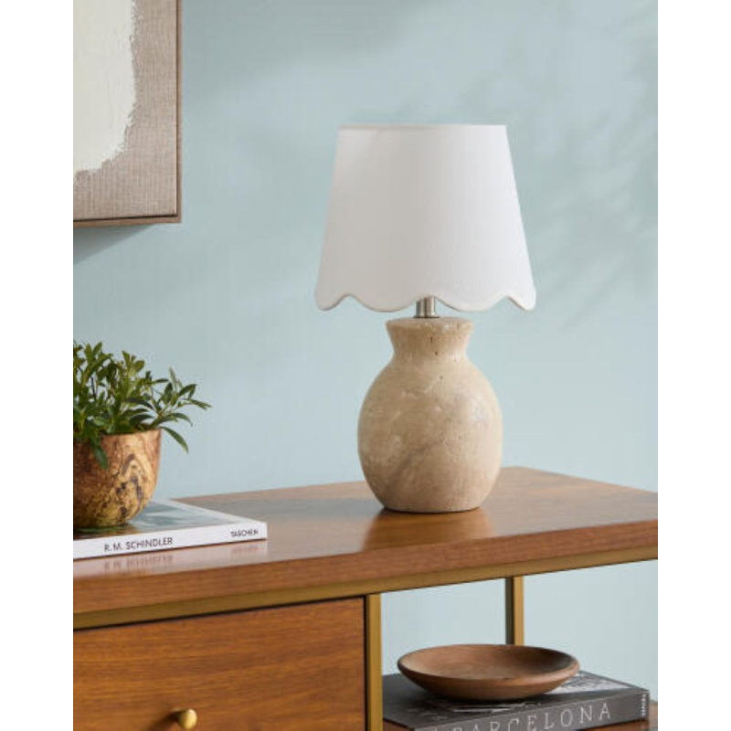 Allexandria Table Lamp, White