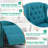 Vivijason Power Swivel Rocking Recliner Chair With Massage & Heat, Electric Rocker Glider Chair For Nursery, Wingback Tufted Upholstered Recliner W/Type-C & Usb Ports For Living Room, Bedroom, Teal-2090212879