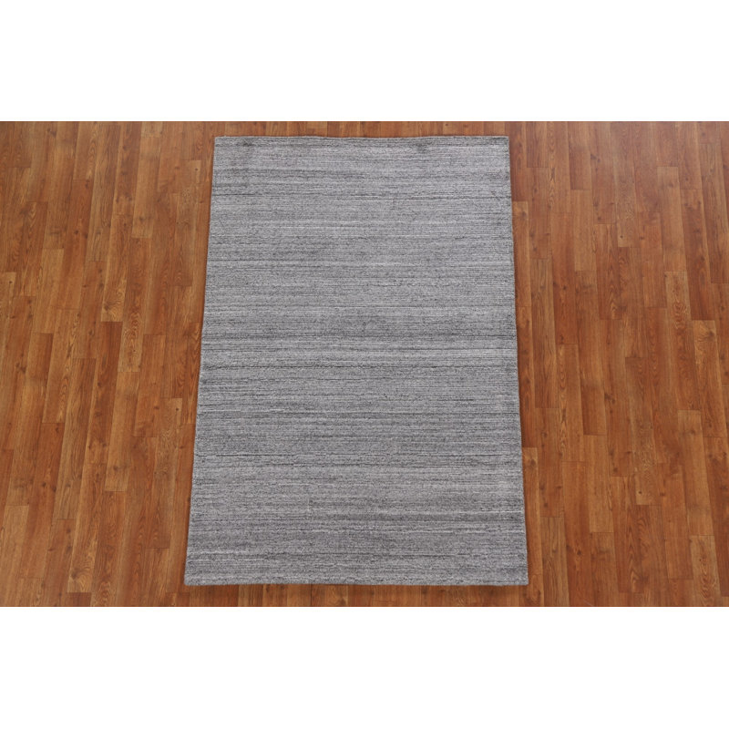 Tapis oriental moderne Gabbeh noué à la main 4 x 6