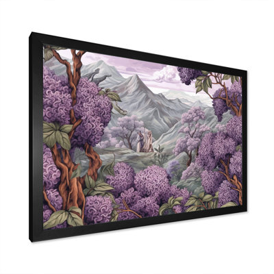 " Purple Lilac Fragrant Blossoms II "